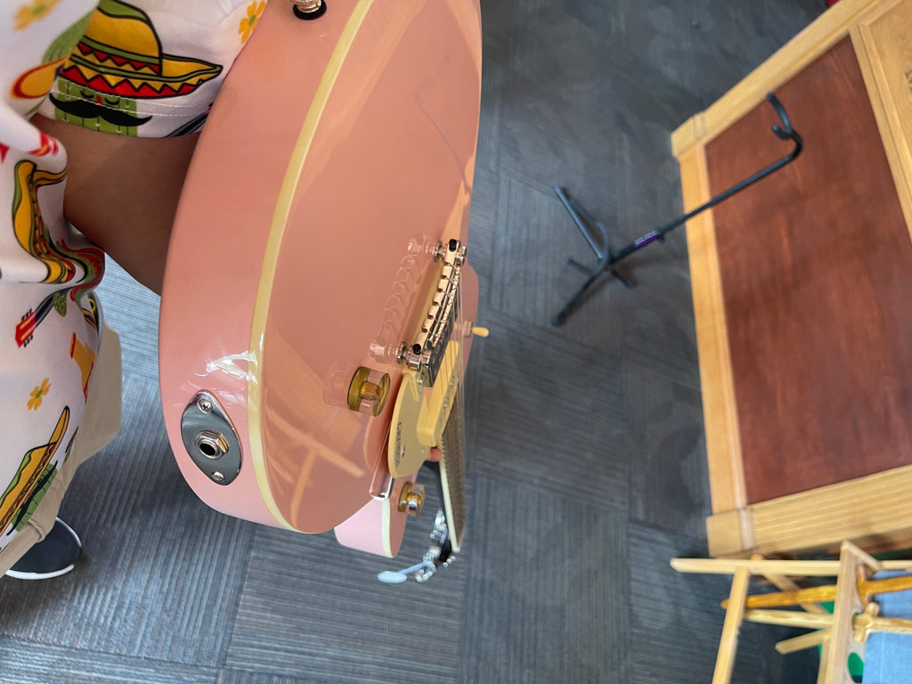 Gretsch G2215-P90 Streamliner Junior Jet Club Electric Guitar – Shell Pink