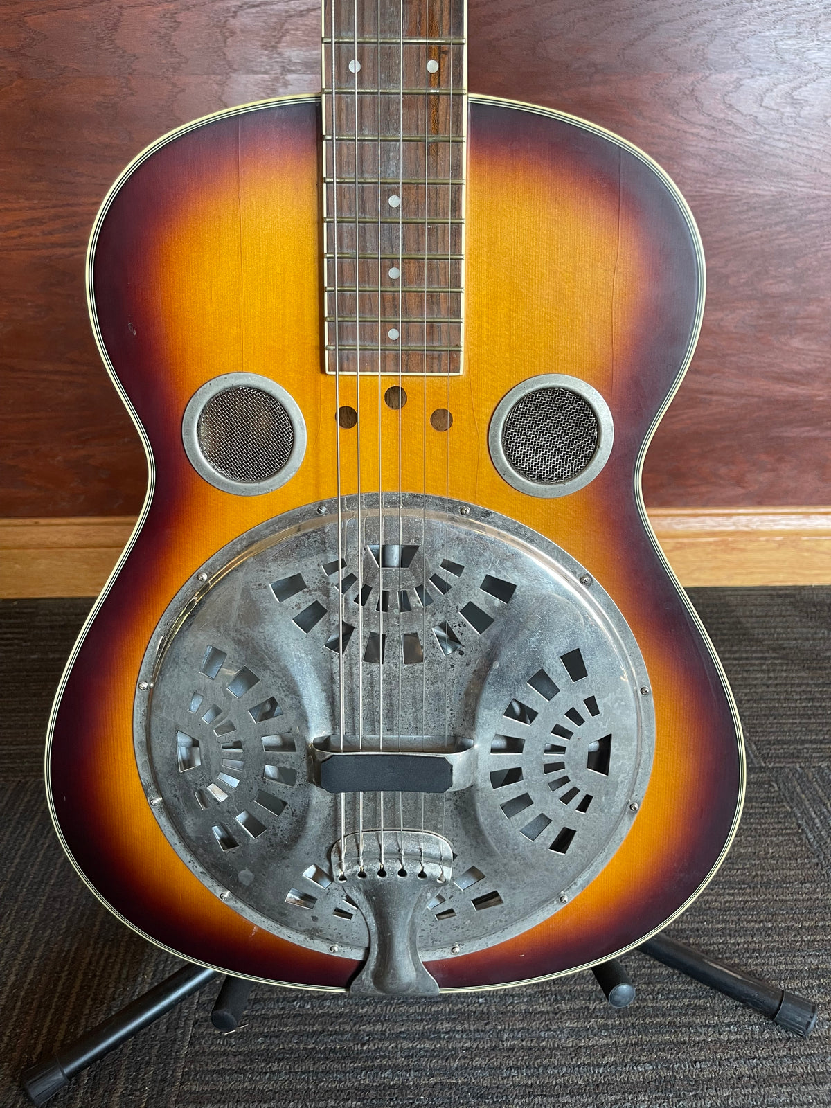Used Galveston 6-String Resonator Guitar – Sunburst - shipping included