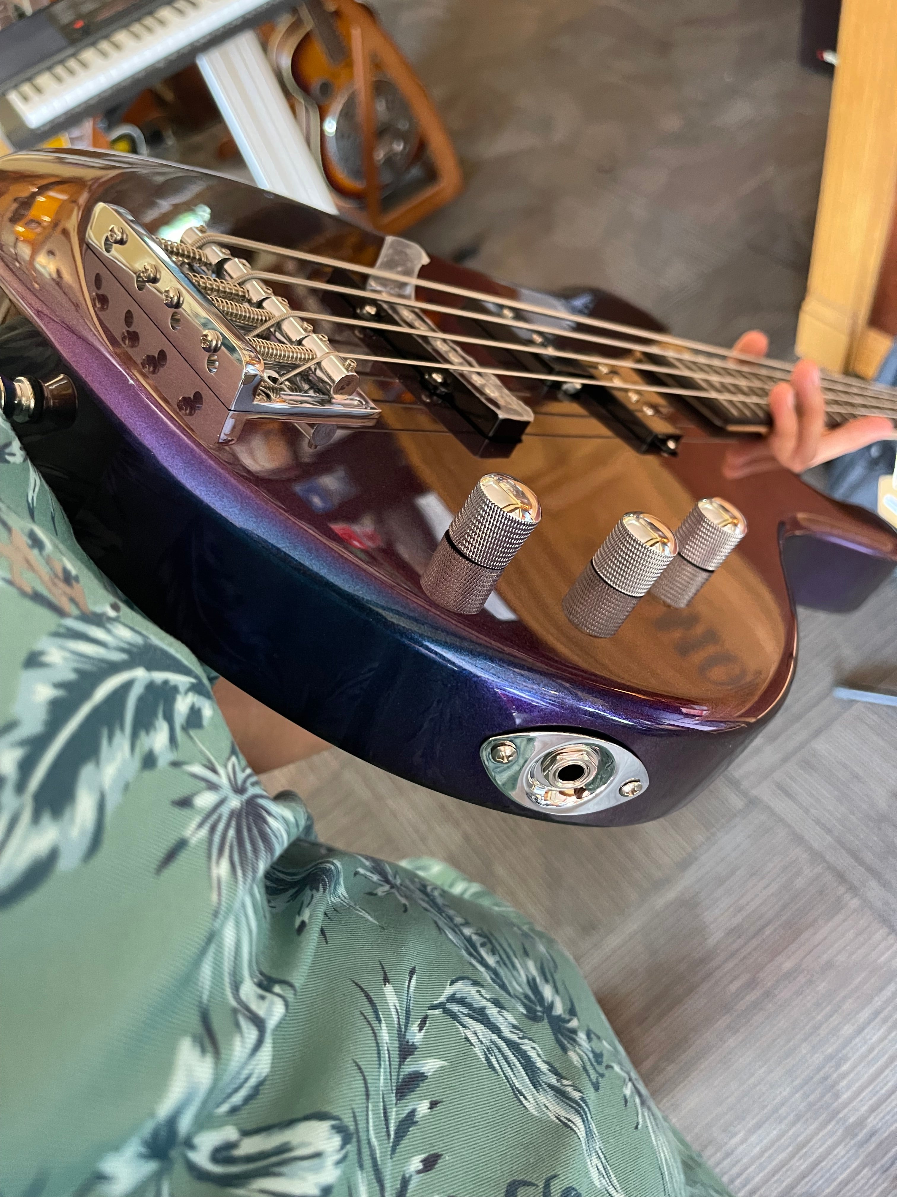 Journey 4 String Bass 3/4 Purple