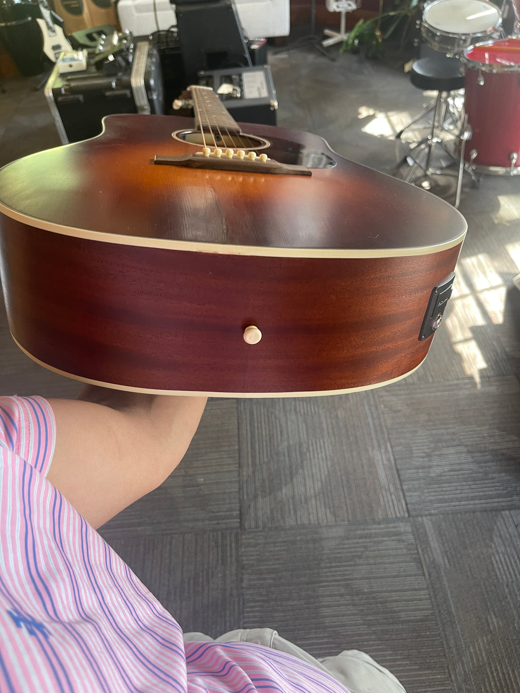 Used Recording King RDS-11-FE3-TBR Acoustic-Electric Guitar – Sunburst - shipping included