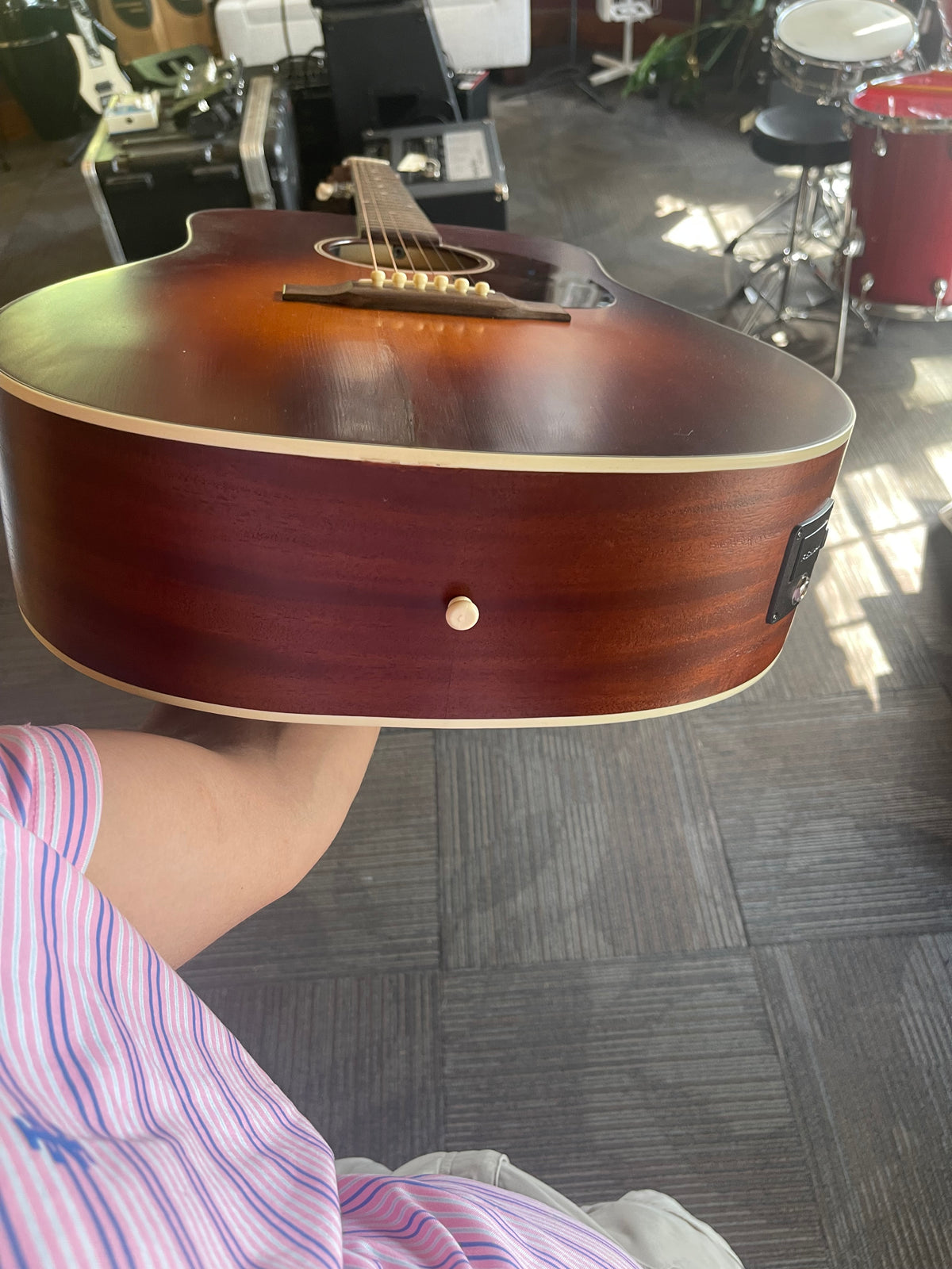 Used Recording King RDS-11-FE3-TBR Acoustic-Electric Guitar – Sunburst - shipping included